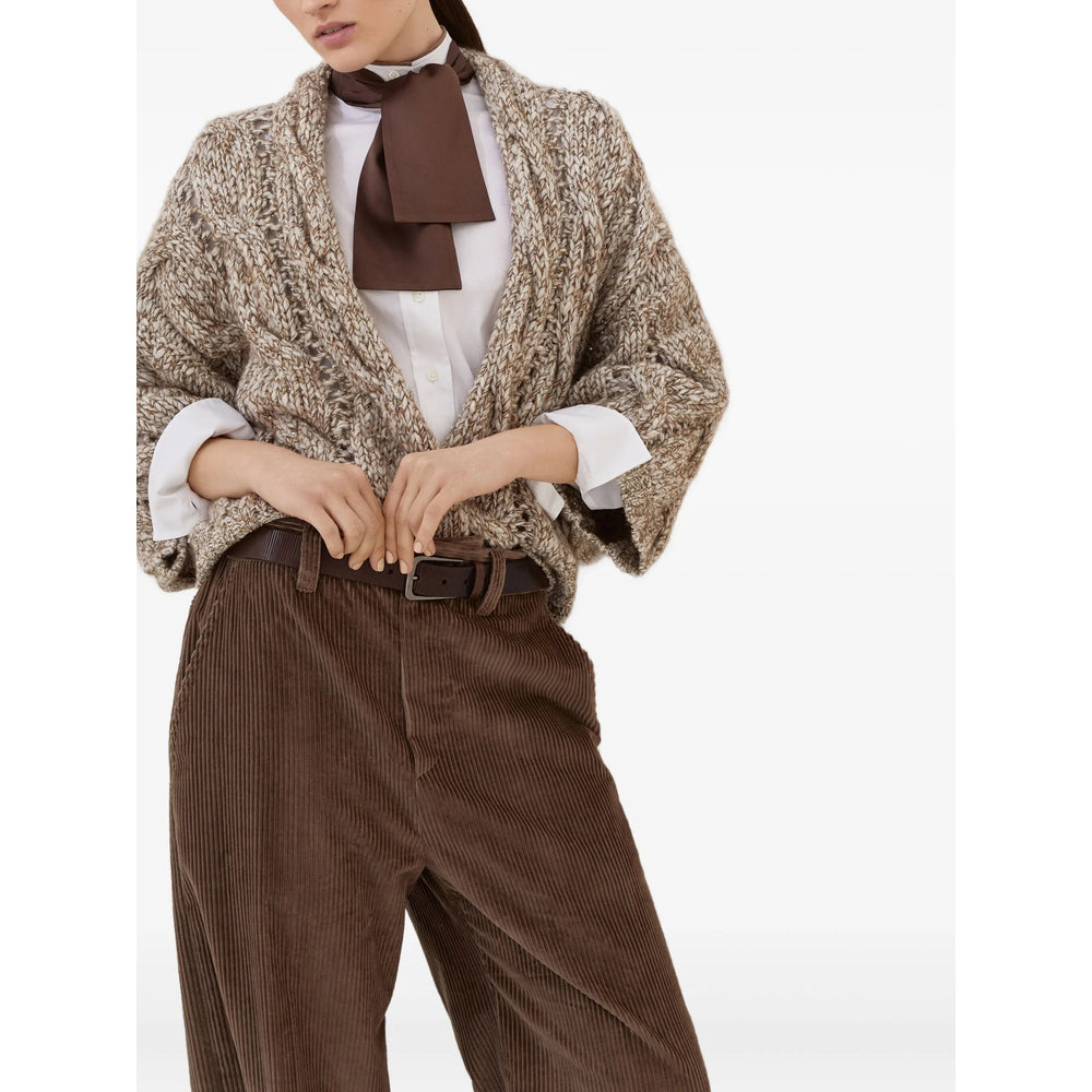 Brunello Cucinelli Neutrals Knitwear - Cardigans Women