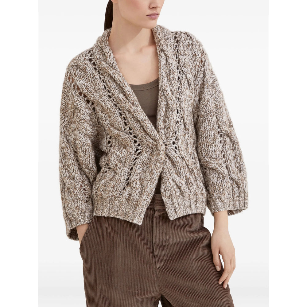Brunello Cucinelli Neutrals Knitwear - Cardigans Women