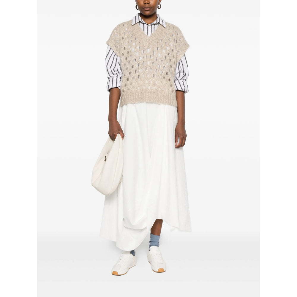 Brunello Cucinelli Neutrals Tops - Vests & Tank Tops Women