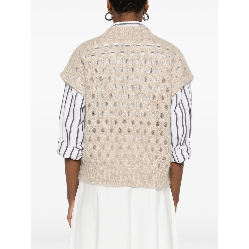 Brunello Cucinelli Neutrals Tops - Vests & Tank Tops Women