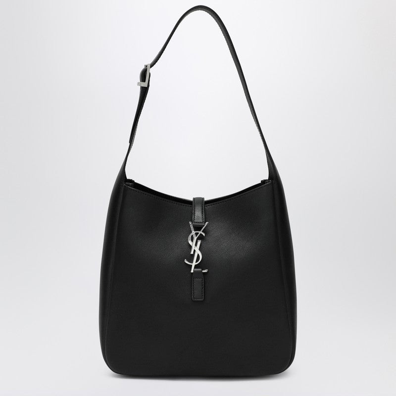 Saint Laurent Small Black Le 5 À 7 Leather Bag Women