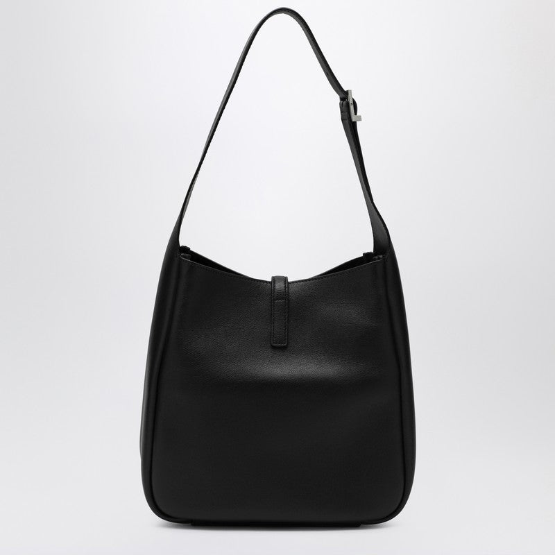 Saint Laurent Small Black Le 5 À 7 Leather Bag Women