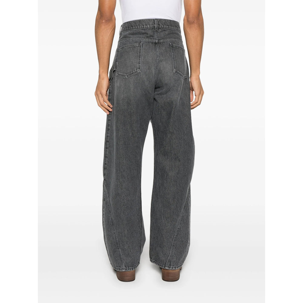 Jw Anderson Grey Denim - Regular & Straight-Leg Jeans Men