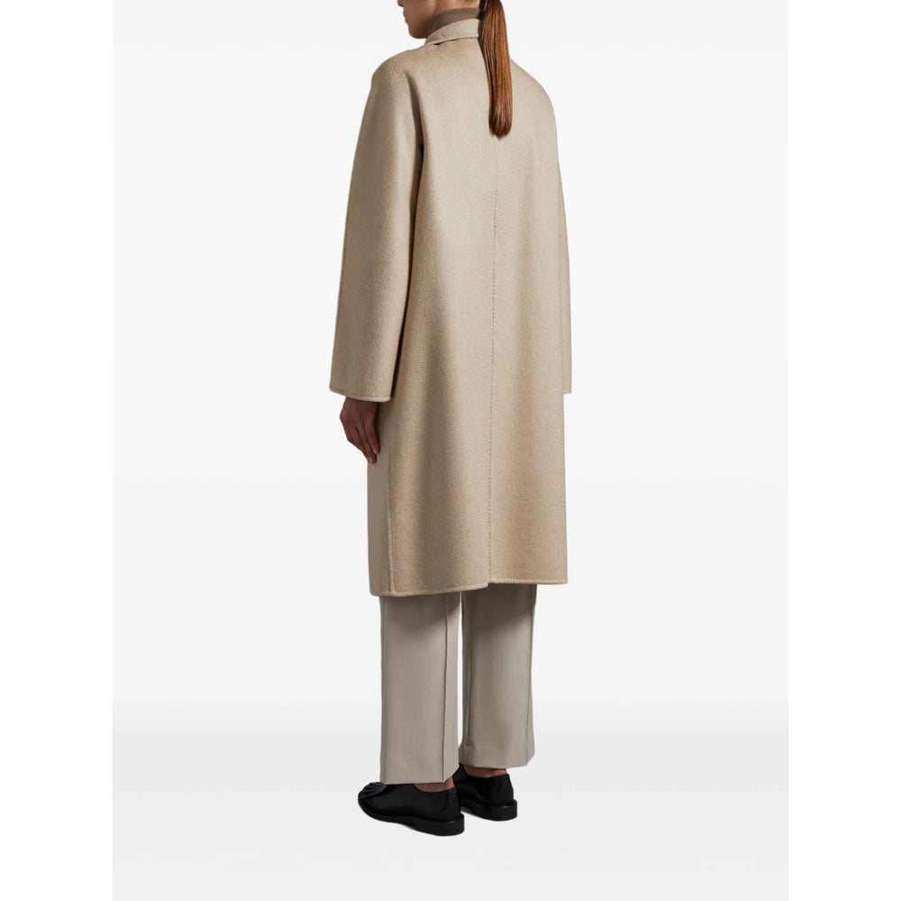 Max Mara Neutrals Coats - Single Breasted Coats Women
