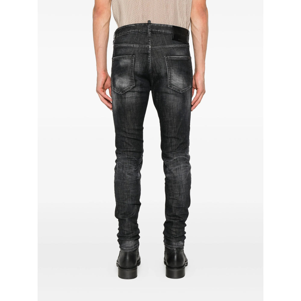 Dsquared2 Black Denim - Regular & Straight-Leg Jeans Men