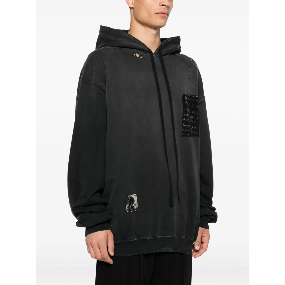 Ann Demeulemeester Black Sweaters & Knitwear - Hoodies Men