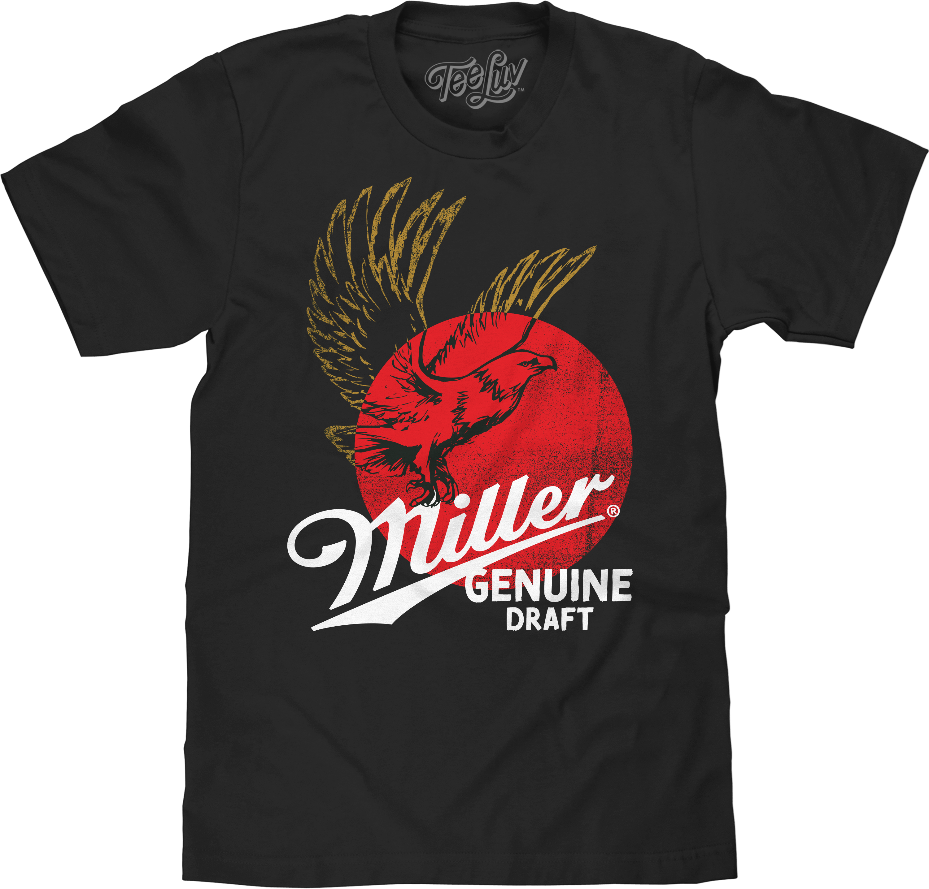 Miller Genuine Draft Eagle T-Shirt - Black