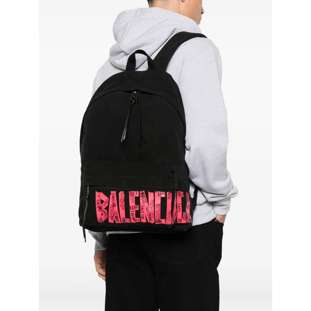 Balenciaga Black Backpacks Men