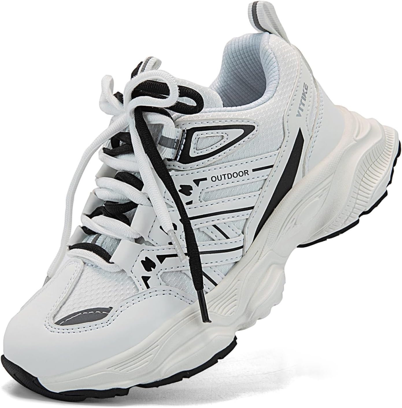 JMFCHI Kids Sneakers Boys Girls Tennis Running Shoes Outdoor Hiking Sneaker for Boys Athletic Breathable