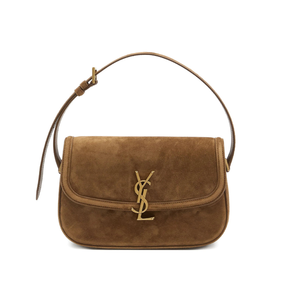 Saint Laurent Brown Shoulder Bags Women