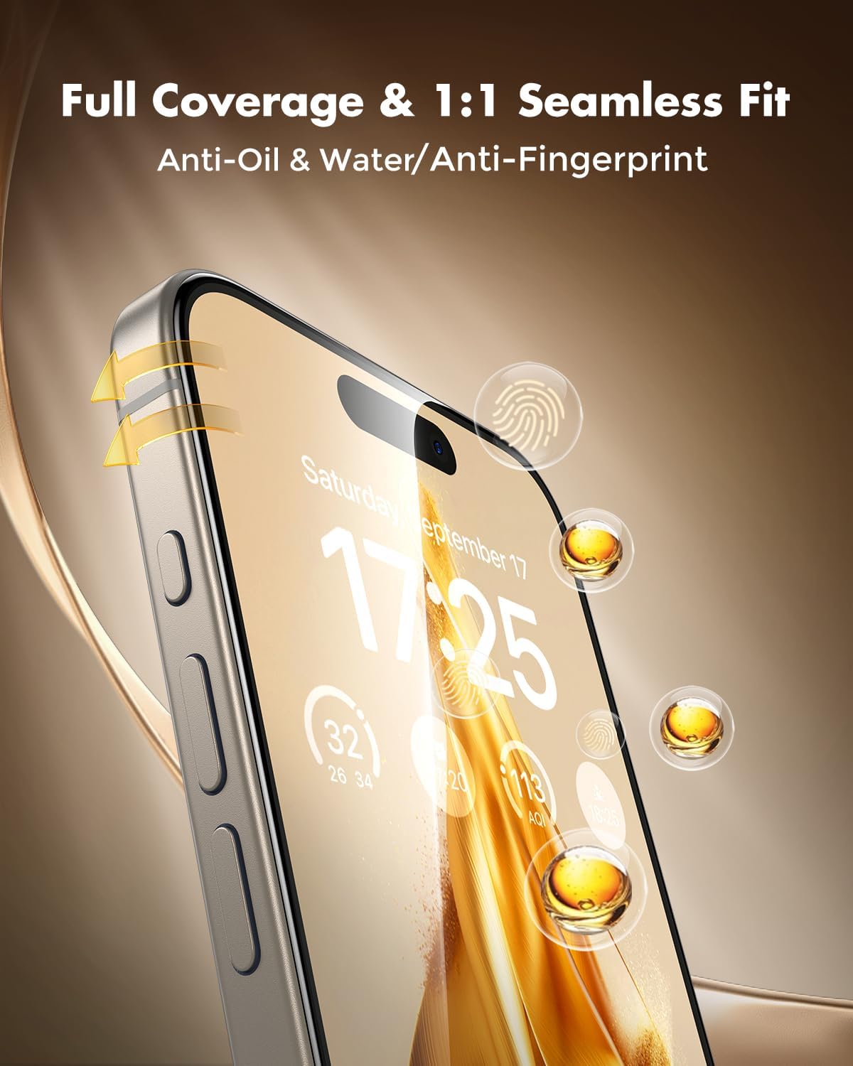 UNBREAKcable Privacy Screen Protector for iPhone 16 Pro Max, Full Coverage Shatterproof Tempered Glass [True 28°Anti Spy] [9H Hardness] [Installation Frame] Private Protector for iPhone 6.9"-2 Pack