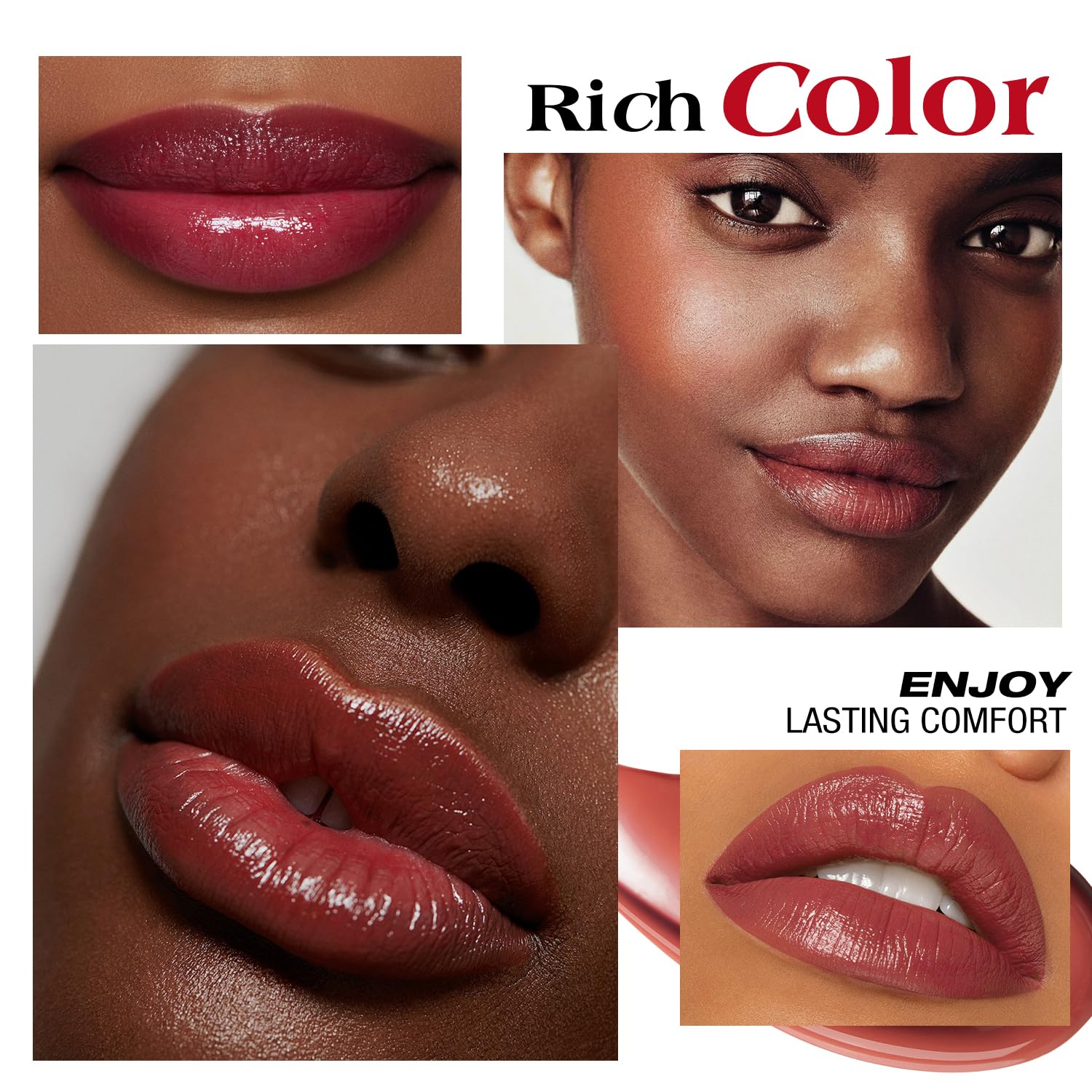 Jolilab 12 Colors Cream Texture Lip Gloss Set - Highly Pigmented,Hydrating, Moisturizing Makeup for Women（Set 12Color）