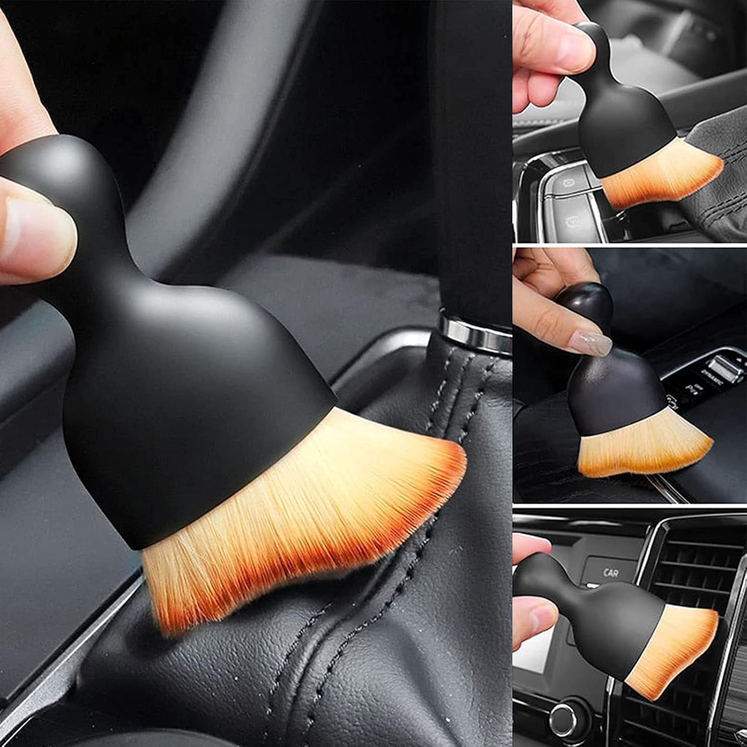 4PCS Car Interior Cleaning Tool, Zabernim Car Cleaning Tool, Zabernim Car Brush, Car Cleaning Brush Interior, Car Interior Cleaning Tool Brush, Zabernim Car Interior Cleaning Tool