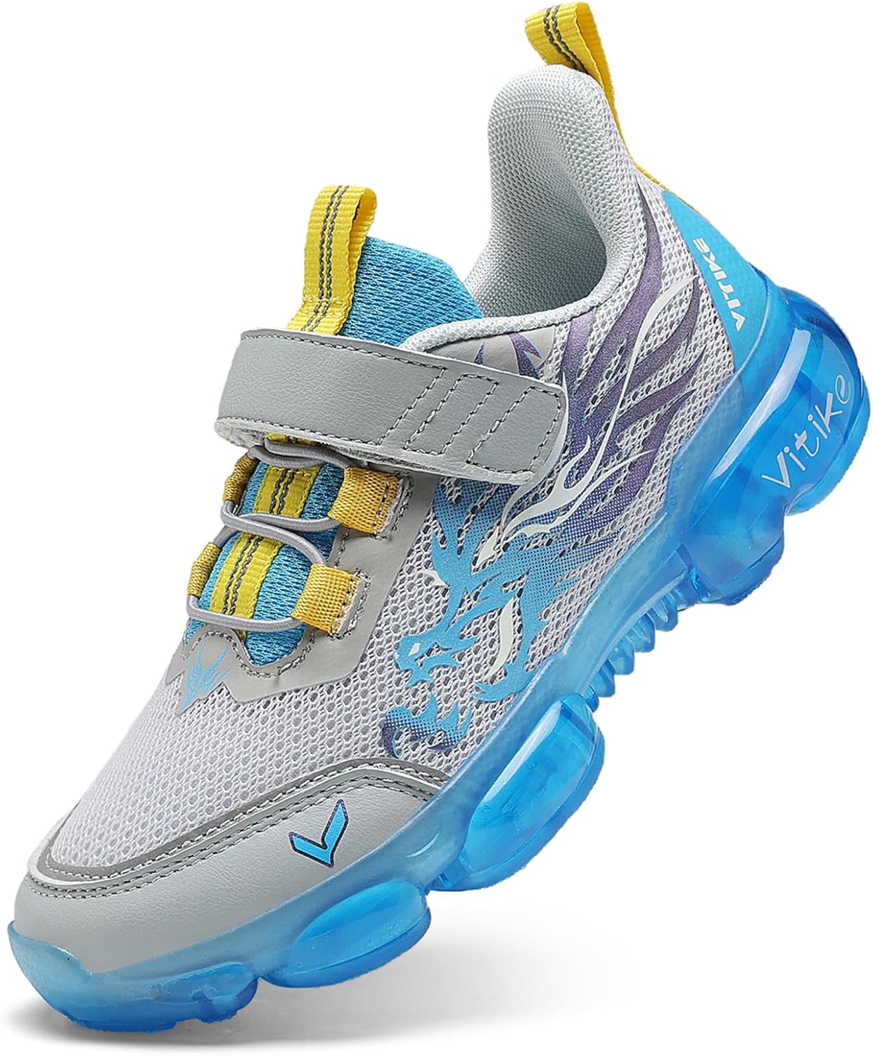 JMFCHI Kids Sneakers Boys Girls Tennis Running Shoes Outdoor Hiking Sneaker for Boys Athletic Breathable