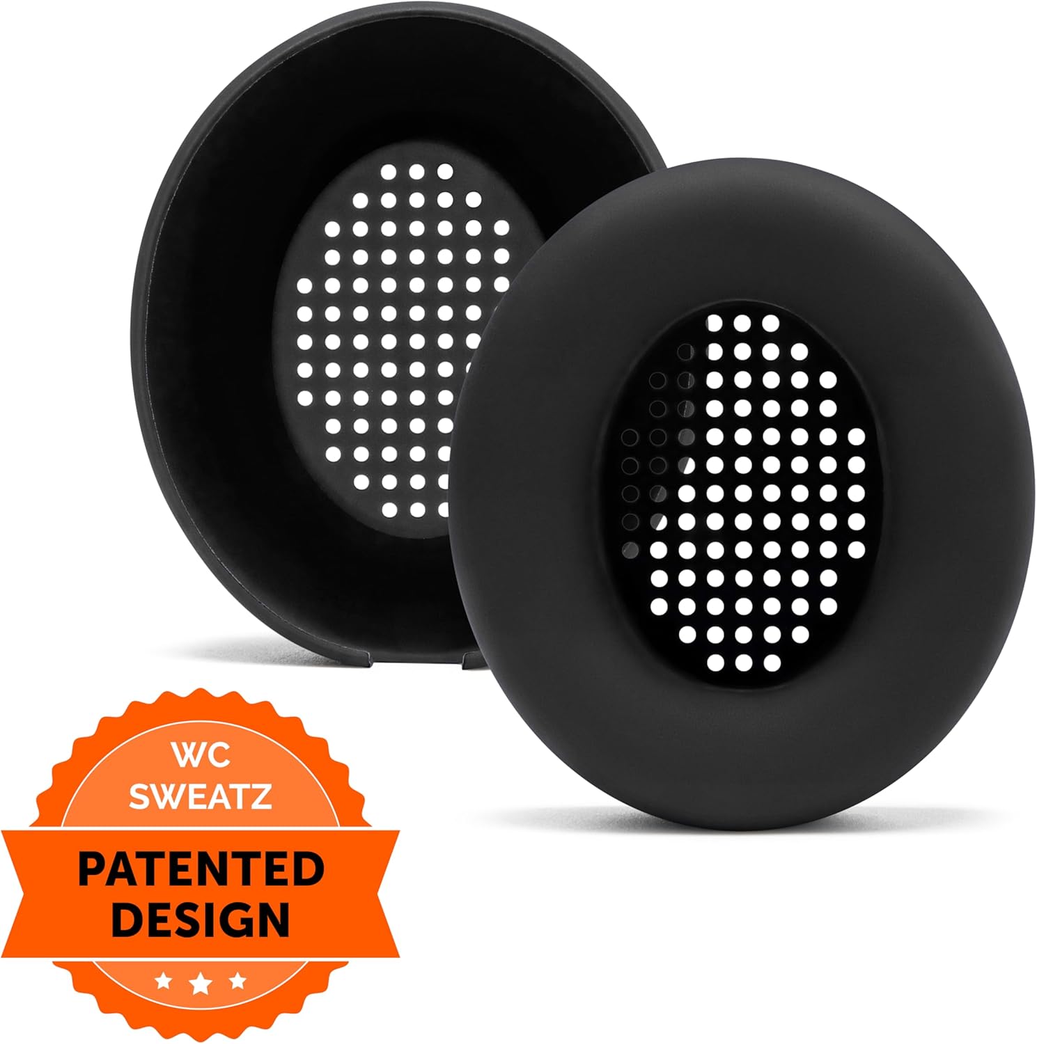 WC SweatZ Studio Pro - Patented Protective Silicone Earpad Covers for Beats Studio Pro Made by Wicked Cushions | Sweatproof & Easily Washable | Black