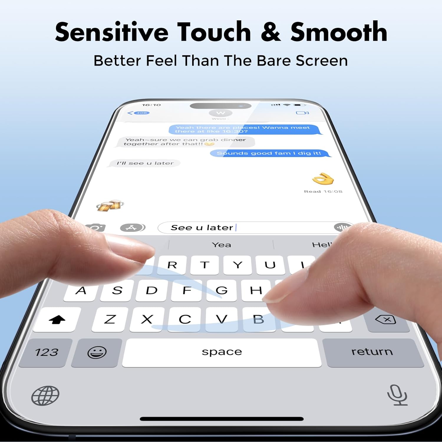 UNBREAKcable 3-Pack Screen Protector for iPhone 15 Pro Max, Double Shatterproof Tempered Glass [Easy Installation Frame] [HD Clear] [9H Hardness] [Full Coverage] for iPhone 6.7 inch