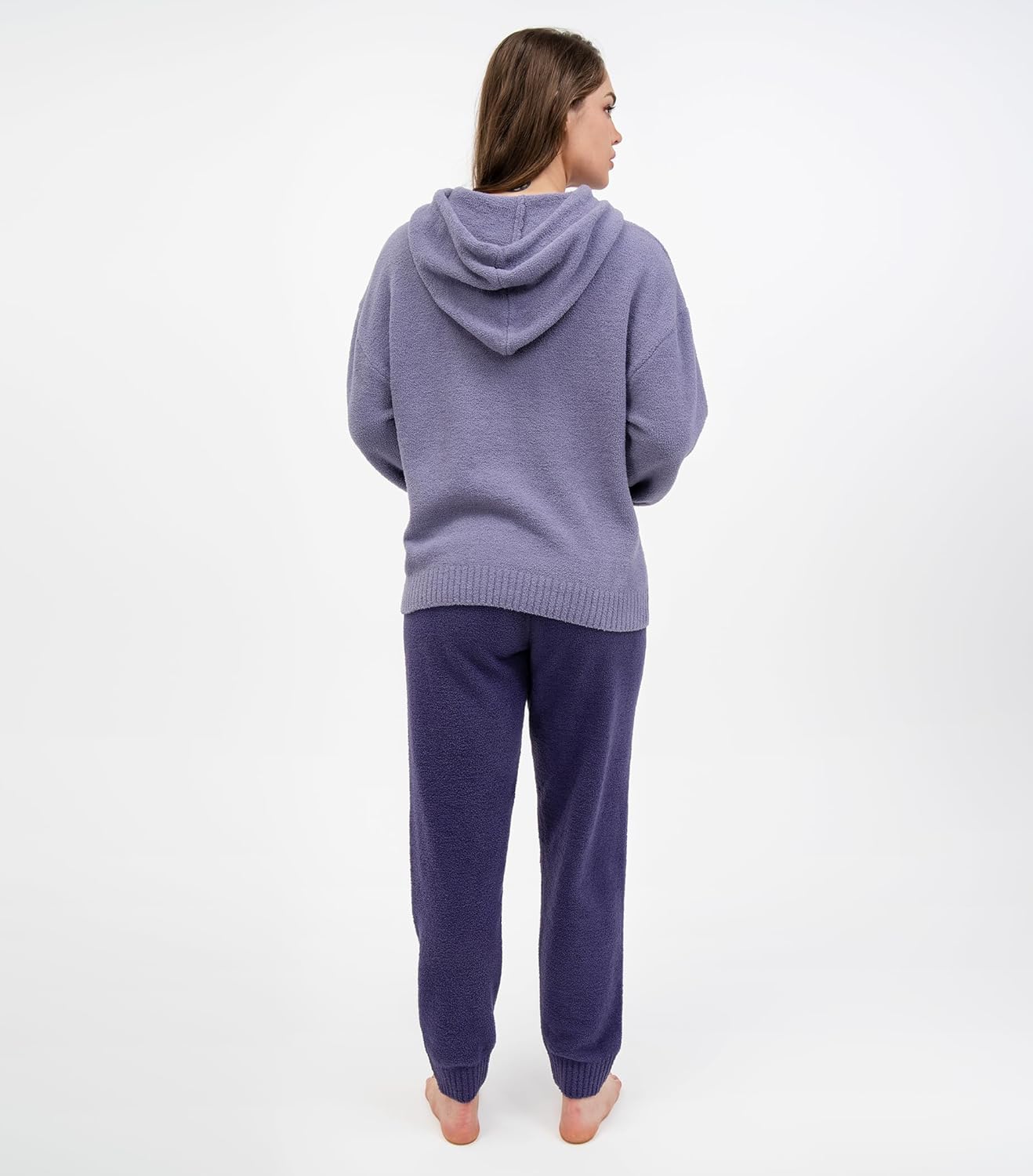 DAVID ARCHY Fleece Pajamas Women Warm Winter Fuzzy Cozy Pjs Sets Soft Comfy Long Sleeve Tops and Pants Sleepwear Loungewear