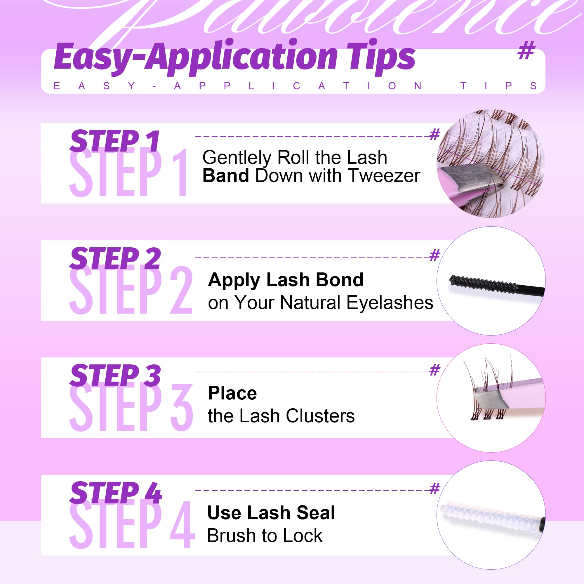 Pawotence Lash Extension Kit DIY 280pcs Lash Clusters Eyelash Extension Kit, 9-16mm 30D 40D Individual Lashes Kit with Lash Bond and Seal, Lash Tweezers for Self Use (30D&40D, 0.07D, 9-16mm, Kit)