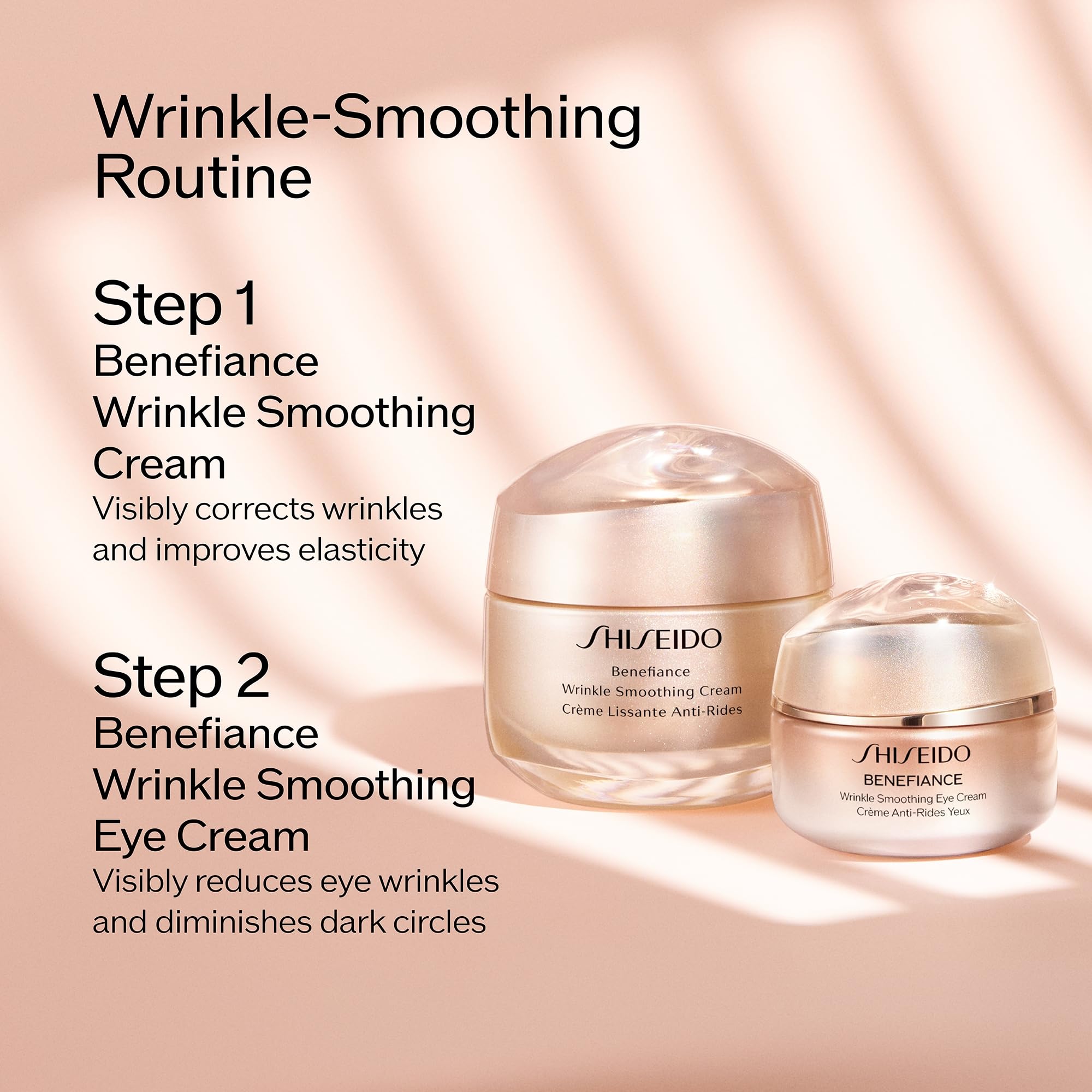 Shiseido Benefiance Wrinkle Smoothing Eye Cream - 15 mL - Visibly Improves Five Types of Eye Wrinkles, Dark Circles & Puffiness - 48-HR Hydration - All Skin Types - Non-Comedogenic