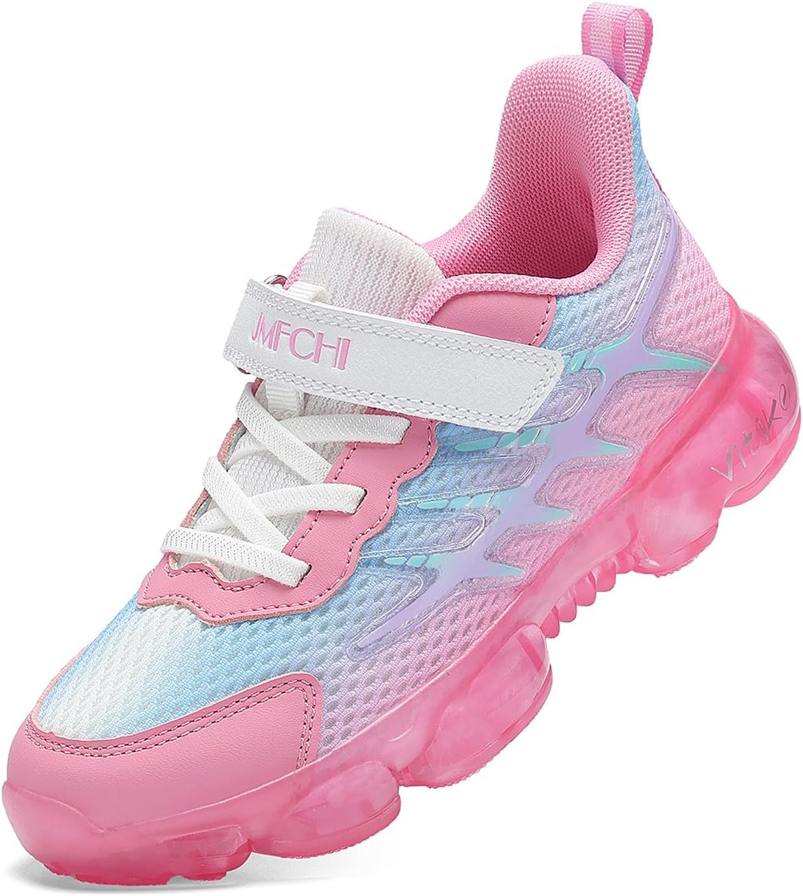 JMFCHI Boys Girls Kids' Sneakers Knitted Mesh Sports Shoes Breathable Lightweight Running Shoes for Kids Fashion Athletic Casual Shoes