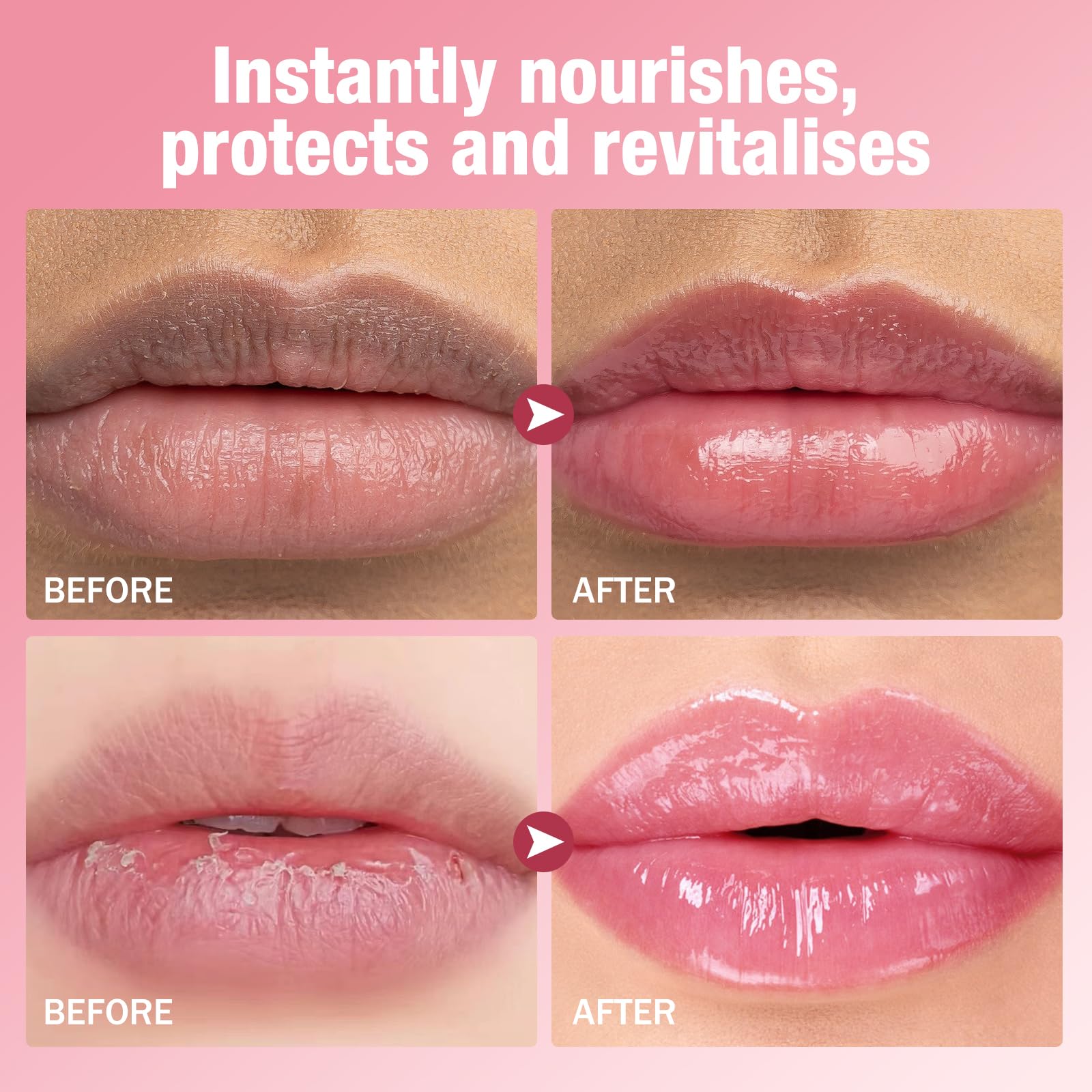 Jolilab Tinted LipBalm Color Change Silky Texture Fruit Flavoured for Lip Long Lasting Taste Waterproof Moisturizing Hydrating Lip Make-up for for Women and Girls