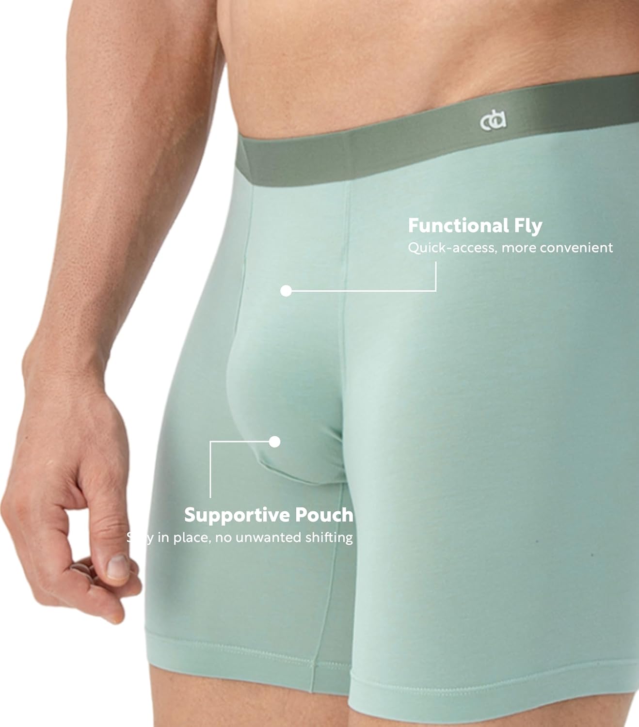 DAVID ARCHY Men's Ultra Soft Underwear Micro Modal Breathable Moisture Wicking Seamless Underwear for Men Multipack