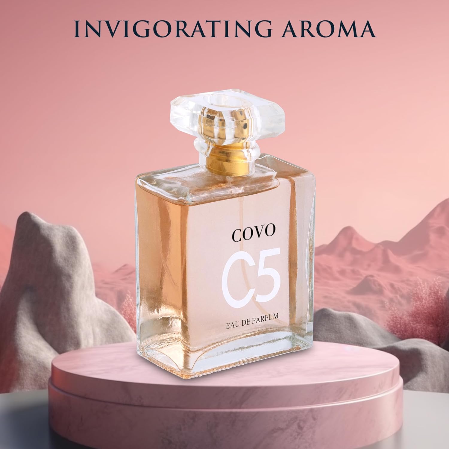 URBAN COLLECTION Covo C5 for Women Eau De Parfum 3.4 fl oz- Pure Femininity in a Bottle - Delicate Floral Scents of Jasmine and May Rose - Cruelty-Free Perfume Precious Gift for Women