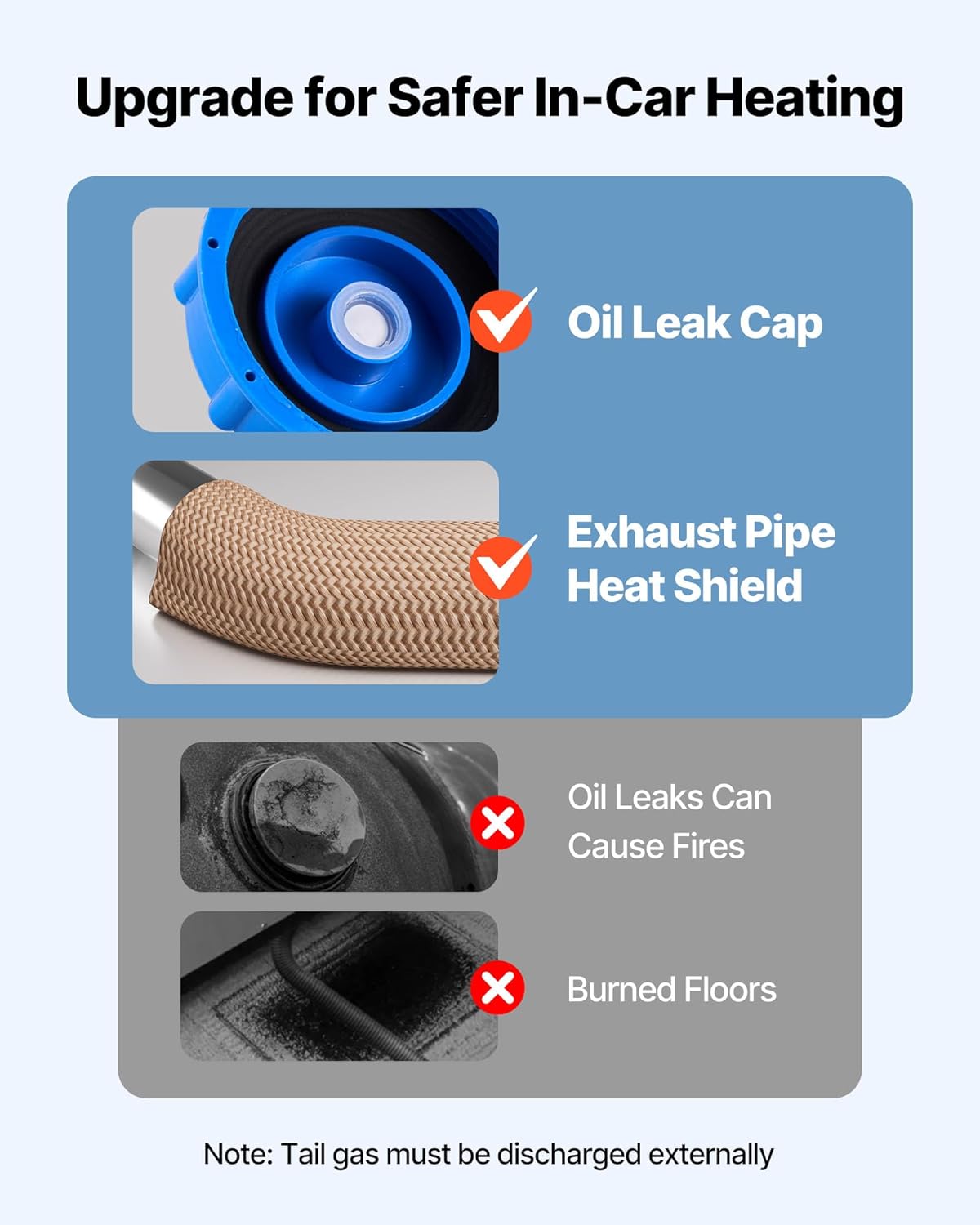 VEVOR 8KW Diesel Heater, DC12-24V, Fast Heating Diesel Air Heater, with Remote Control and Color Digital Display, 10L Fuel Tank, Low Noise, Voice Announcement, for RV, Truck, Boat and Trailer