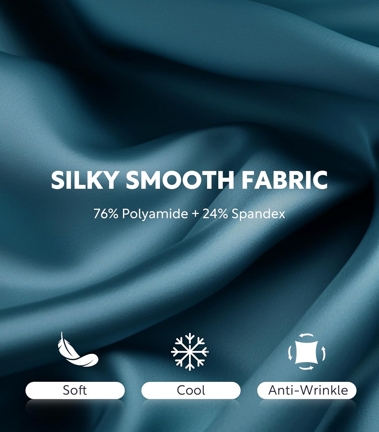 DAVID ARCHY Stretch Satin Boxers for Men, Silk Feeling Boxer Shorts, Breathable Loose Men's Underwear for Sleep 3 Pack