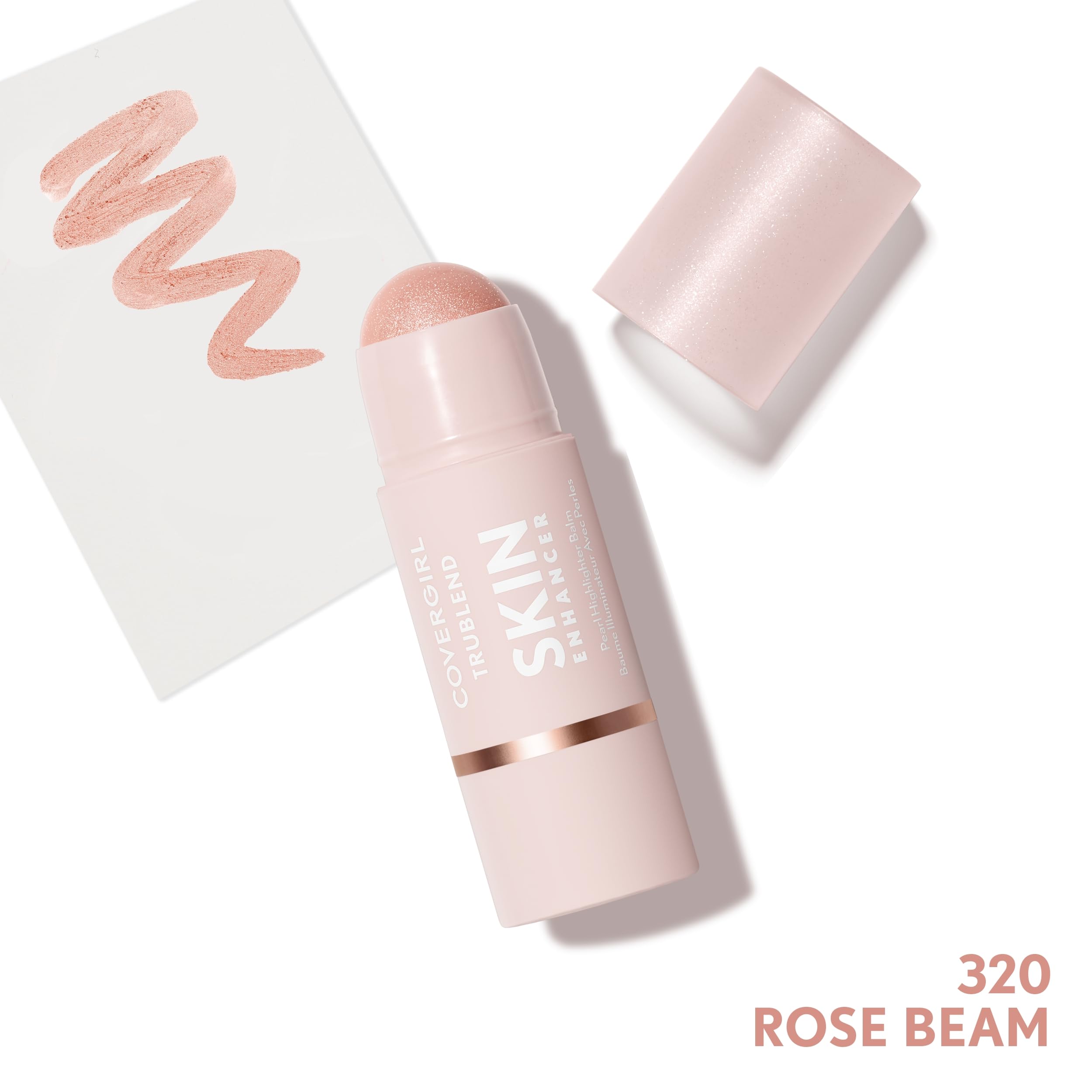 CoverGirl Trublend Skin Enhancer Contour Stick Balm, 110 Defined Contour, Vegan Formula, Easy to Use, Glides on Effortlessly, Non-Greasy, Doesn't Crease, 0.21oz