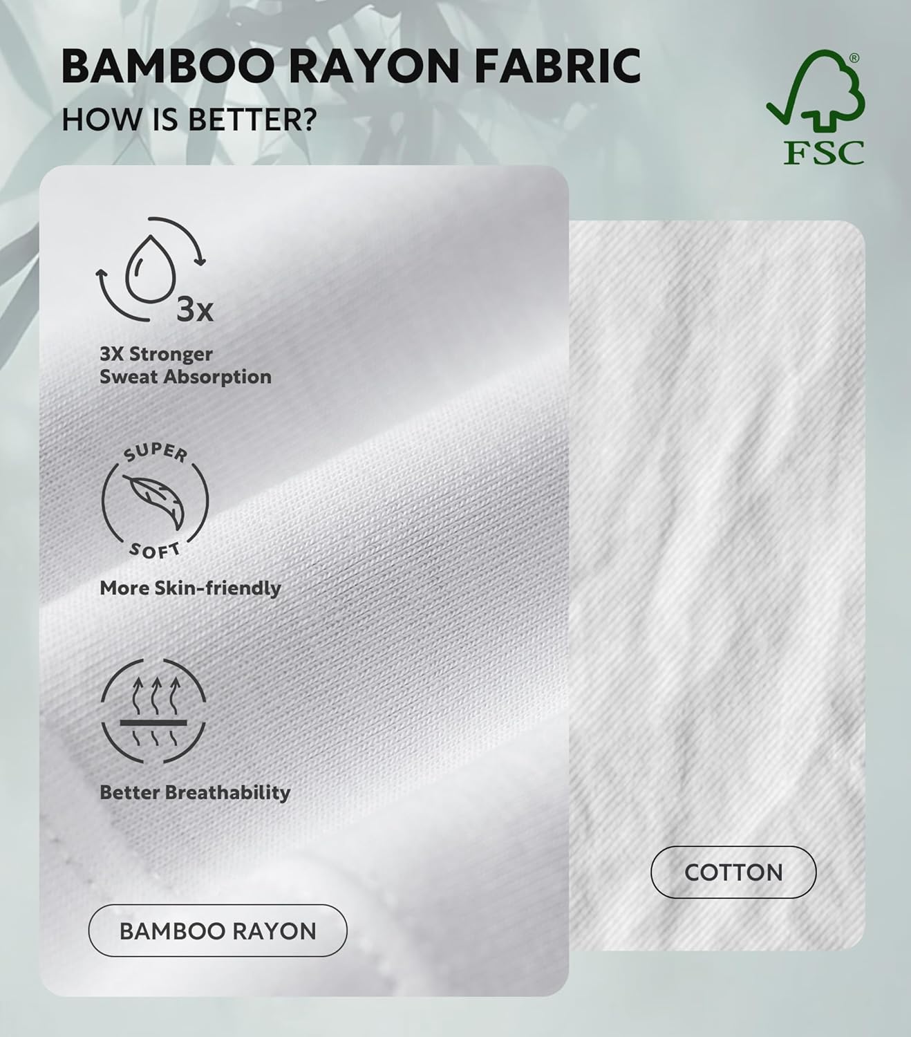 Separatec Dual Pouch Mens Underwear Breathable Cooling Rayon Made from Bamboo Underwear Men, Boxer Briefs and Trunks 7 Pack