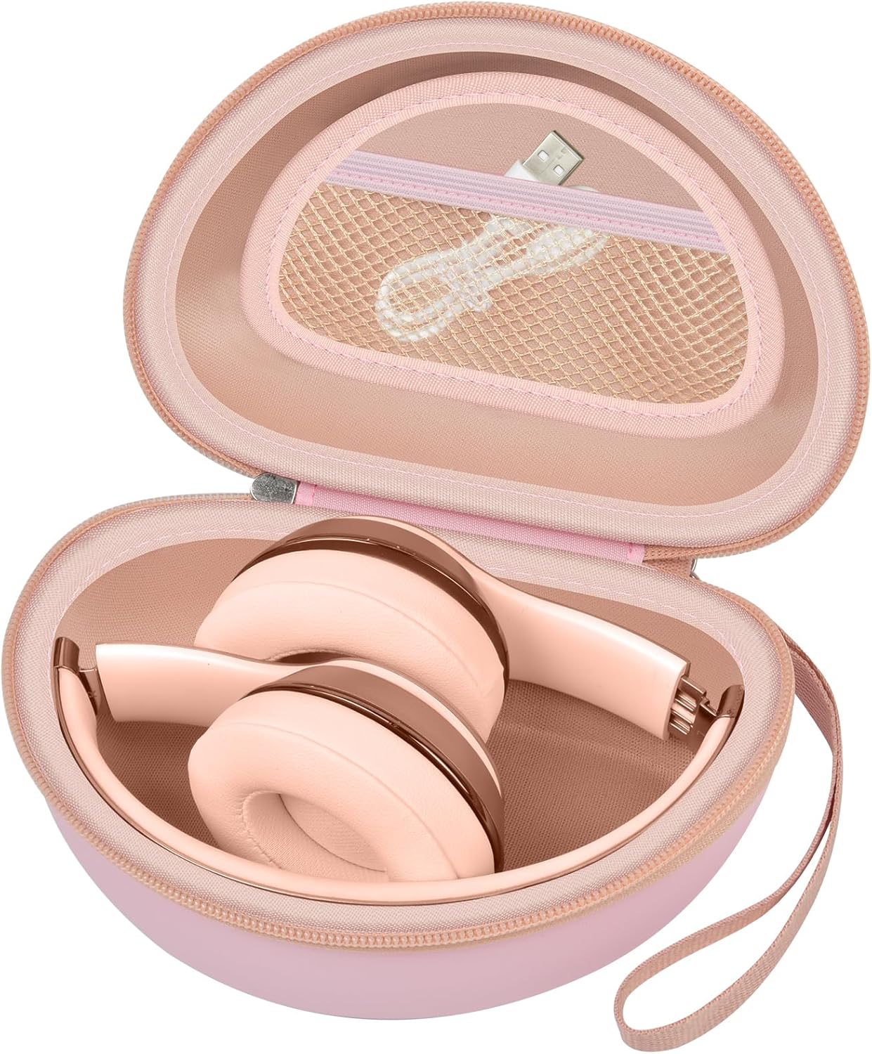 Headphone Case Compatible with Beats Solo 4/ Studio Pro x Kim Kardashian/ Solo3/ Studio3/ Solo2/ Solo Pro Bluetooth On-Ear Headphones Headset - Blue