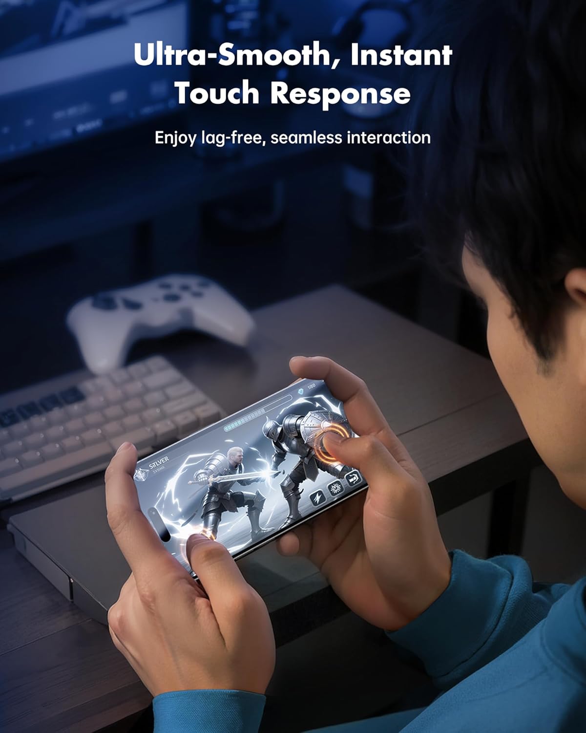 UNBREAKcable Privacy Screen Protector for iPhone 16 Pro Max (6.9-Inch), 2-Pack + 2 Lens Protectors｜25° Anti-Spy｜9H Hardness｜Anti-Fingerprint｜HD Clarity Tempered Glass