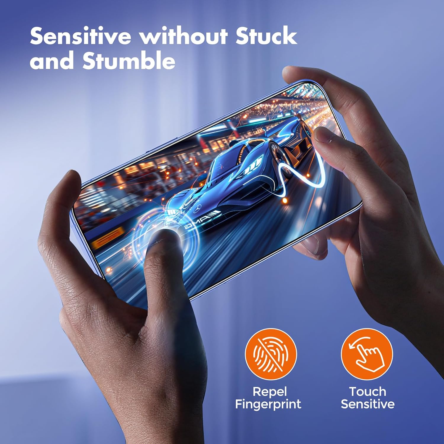 UNBREAKcable 3-Pack Screen Protector for iPhone 16/15, Shatterproof Tempered Glass [Easy Installation Frame] [99.99% HD Clear] [Case Friendly] [9H Hardness] [Full Coverage] for Apple 6.1 inch