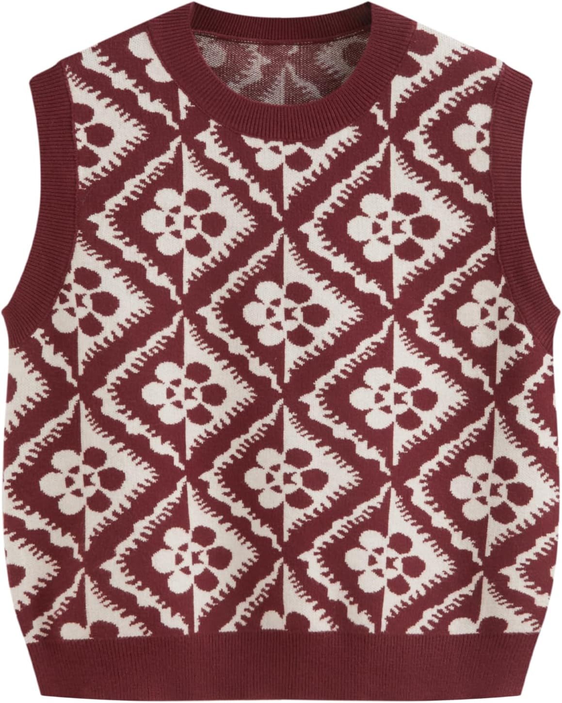 CIDER Sweater Vest Women Sleeveless Cropped Sweaters Cute Graphic Tank Tops Old Money Clothes Fall Outfits