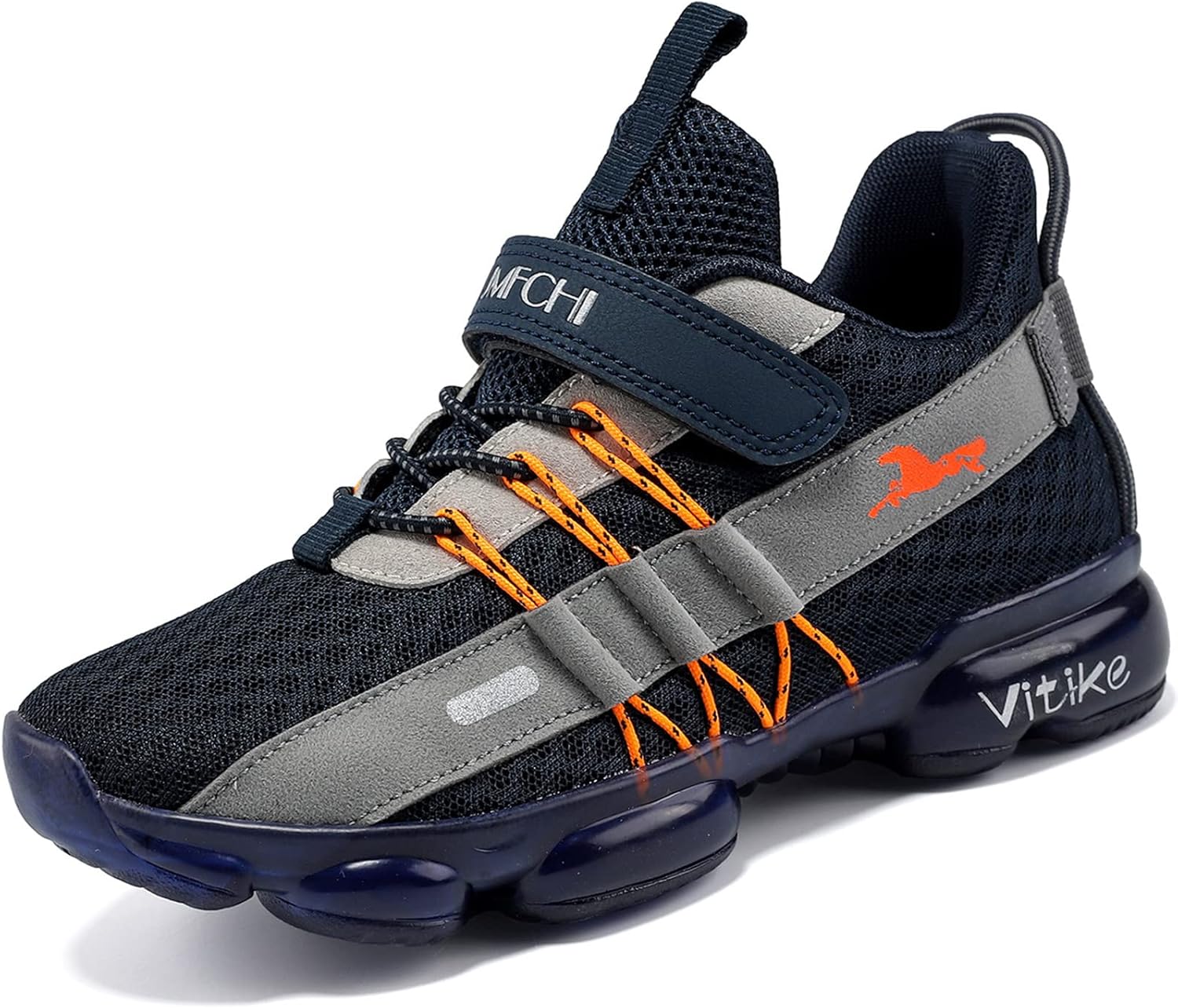 JMFCHI Boys Girls Kids' Sneakers Knitted Mesh Sports Shoes Breathable Lightweight Running Shoes for Kids Fashion Athletic Casual Shoes