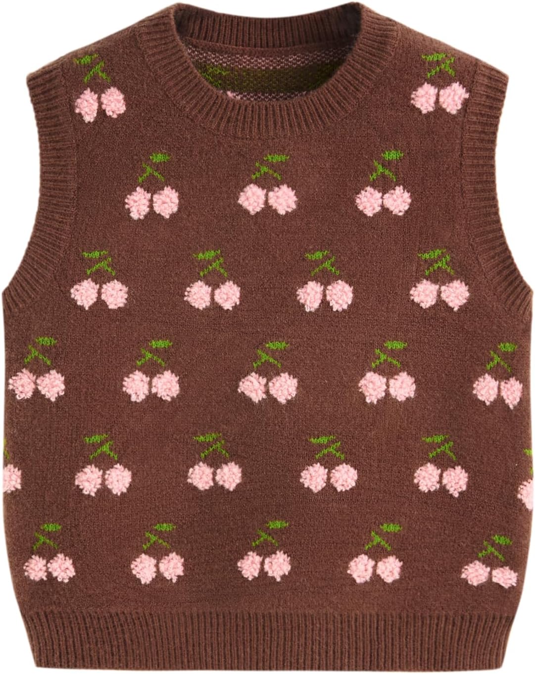 CIDER Sweater Vest Women Sleeveless Cropped Sweaters Cute Graphic Tank Tops Old Money Clothes Fall Outfits