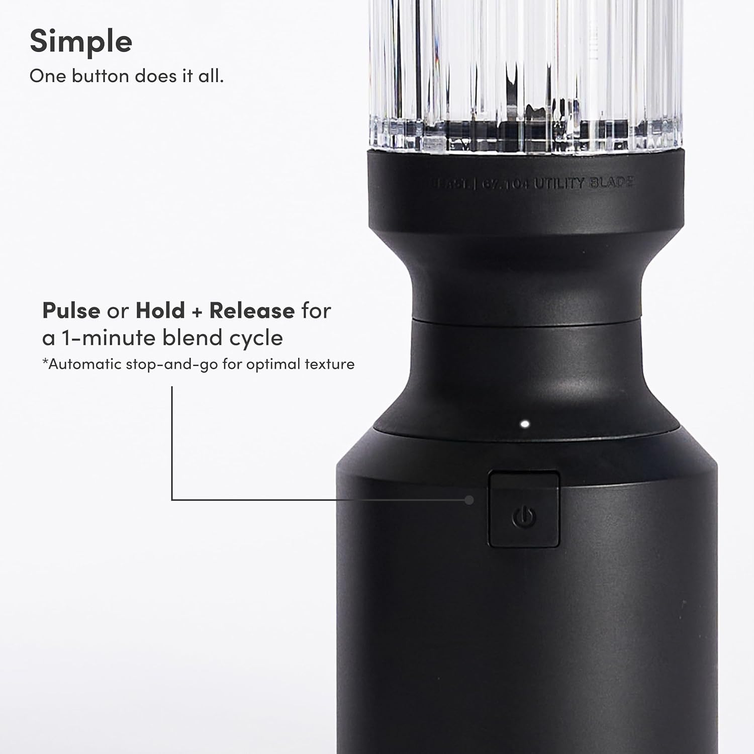 Beast Mighty 850 Plus | Premium Compact Personal Blender | Smoothies, Shakes, Dressings, Sauces | Blends Ice and Frozen Fruit | New XL Vessel | Extra Vessels, Lids and Straws | 850W (Carbon Black)