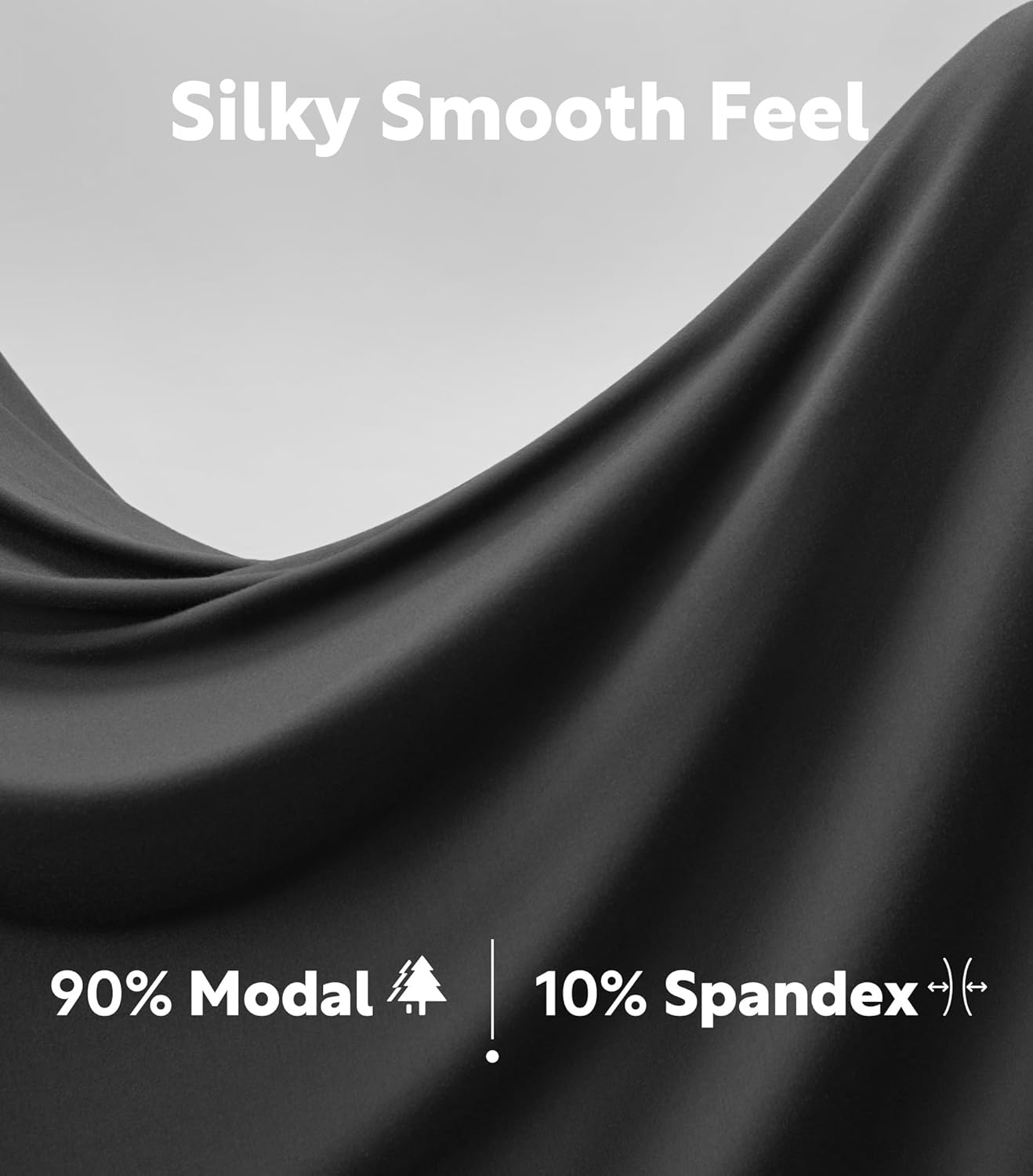 DAVID ARCHY Men's Briefs Modal No Fly Underwear Support Pouch Soft Comfort Briefs for Men 4 Pack