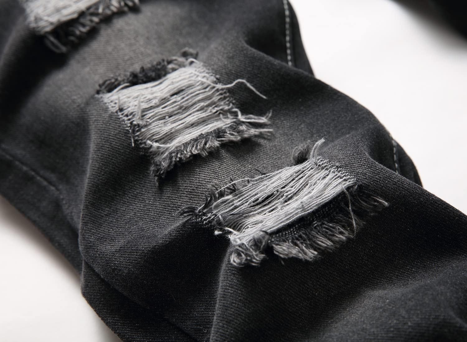 FREDD MARSHALL Boy's Skinny Fit Ripped Destroyed Distressed Fashion Kids Denim Jeans Pants