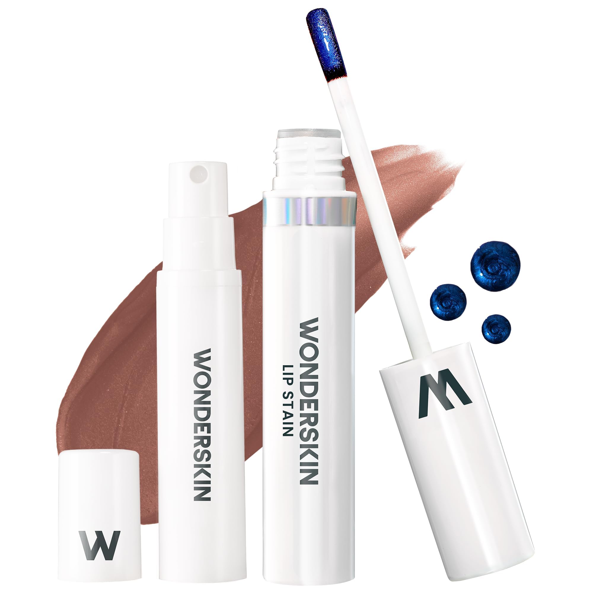 Wonderskin Wonder Blading All Day Lip Stain Peel Off Masque - Long Lasting, Waterproof and Transfer Proof Nude Lip Tint, Matte Finish Peel Off Lip Stain (Whimsical Masque)
