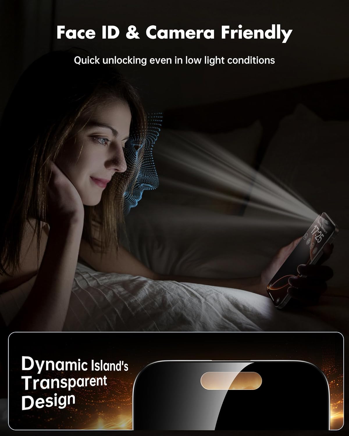 UNBREAKcable Privacy Screen Protector for iPhone 16 Pro, [3 Pack] Shatterproof Tempered Glass [25°Anti-spy][Easy Installation Frame][99.99% HD Clear][9H Hardness] [Anti-Fingerprint] for iPhone 6.3"