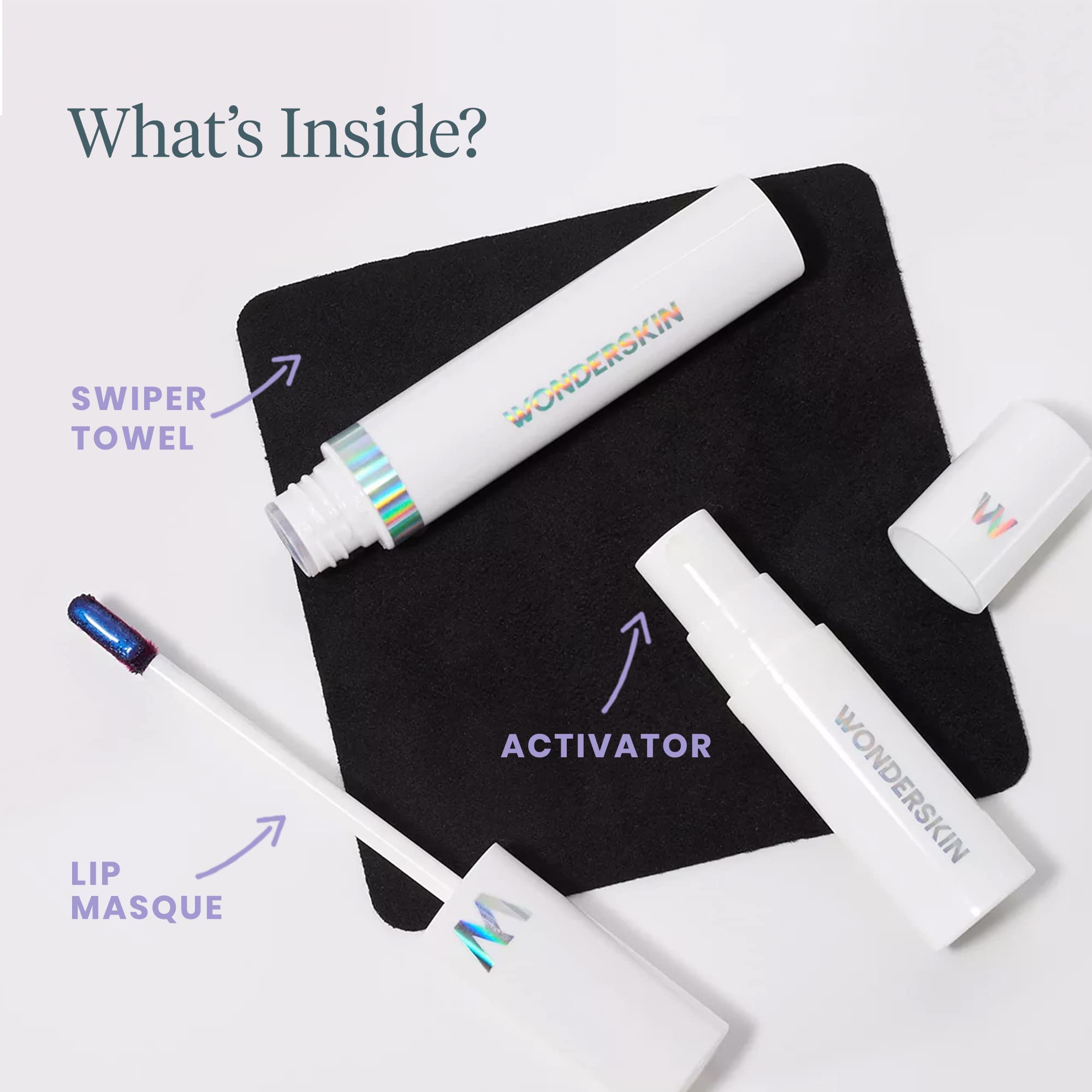 Wonderskin Wonder Blading All Day Lip Stain Peel Off Masque - Long Lasting, Waterproof and Transfer Proof Nude Lip Tint, Matte Finish Peel Off Lip Stain (Whimsical Masque)