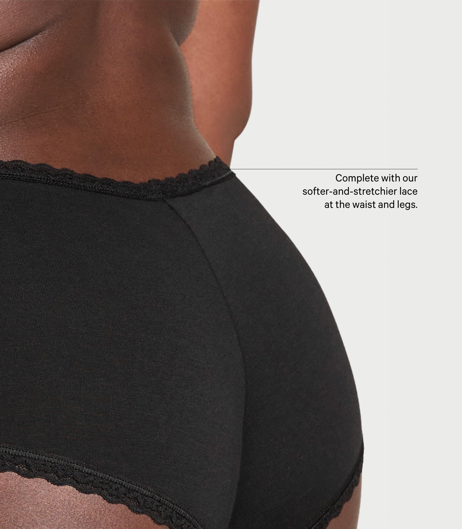 Victoria's Secret 7-Pack Lace-Trim Cotton Cheeky Panties