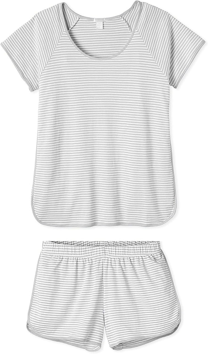 Hilinker Womens Sexy Pajama Set Ruched Lace Trim Cami and Shorts Summer Cute Pjs 2 Piece