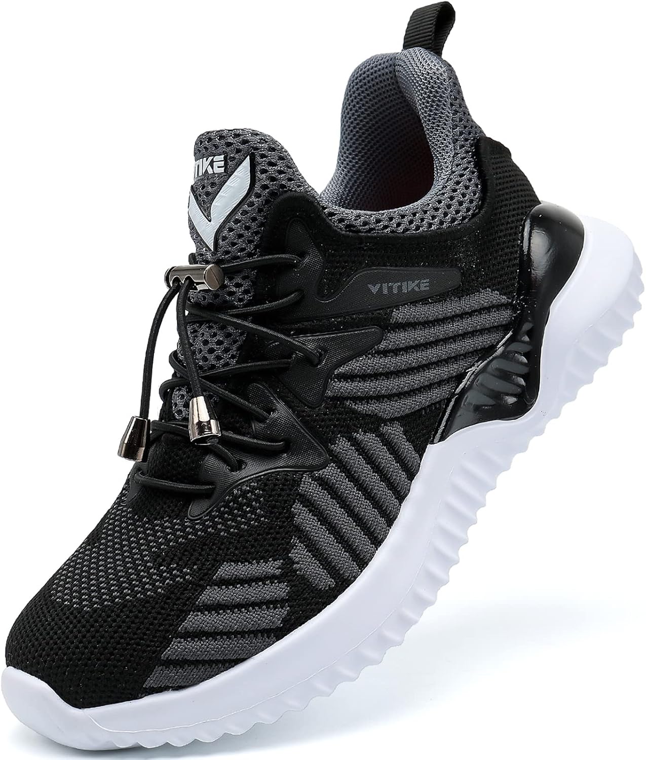 JMFCHI Boys Girls Kids' Sneakers Knitted Mesh Sports Shoes Breathable Lightweight Running Shoes for Kids Fashion Athletic Casual Shoes