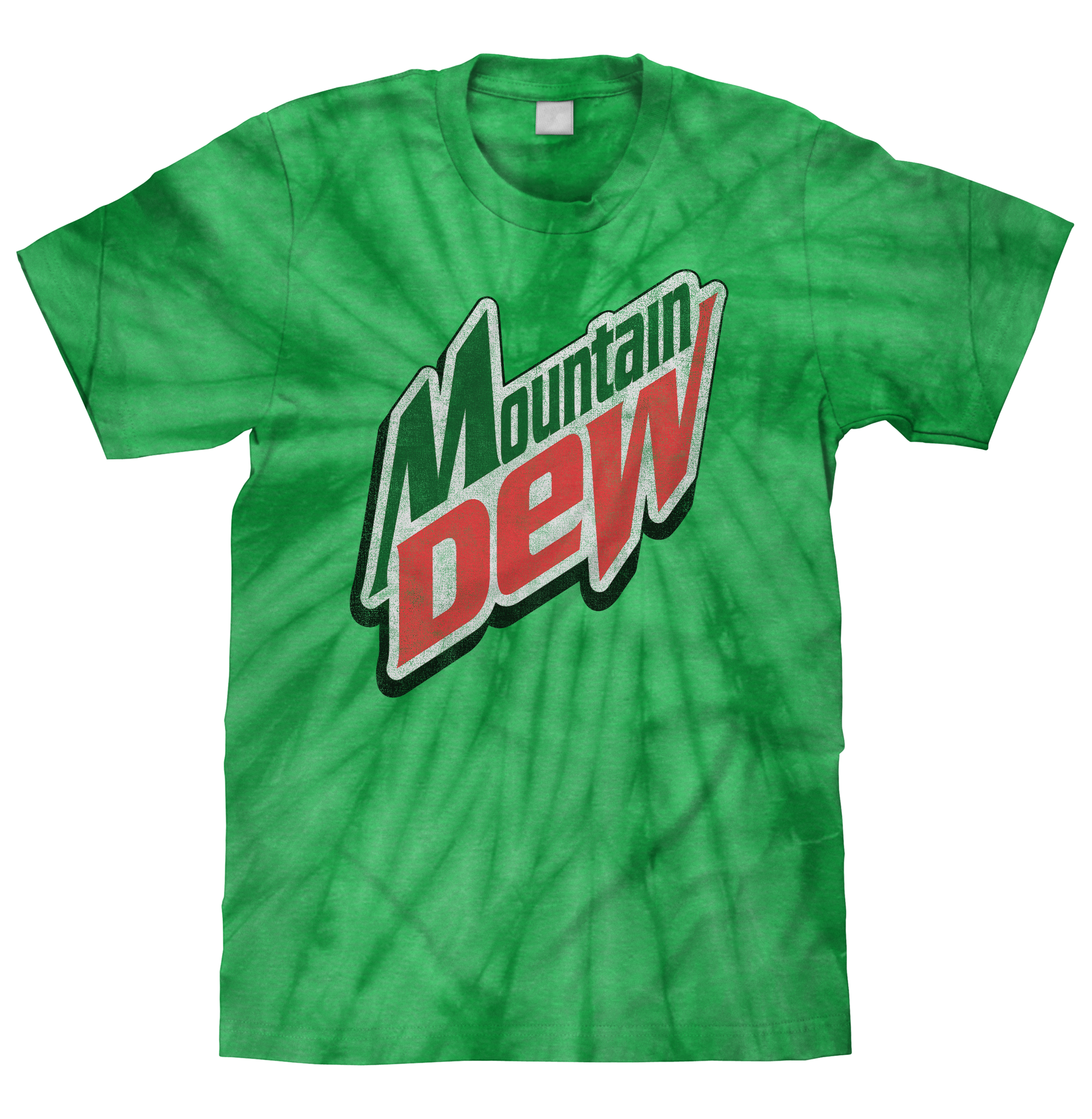 Mountain Dew Logo Tie Dye T-Shirt - Spider Kelly