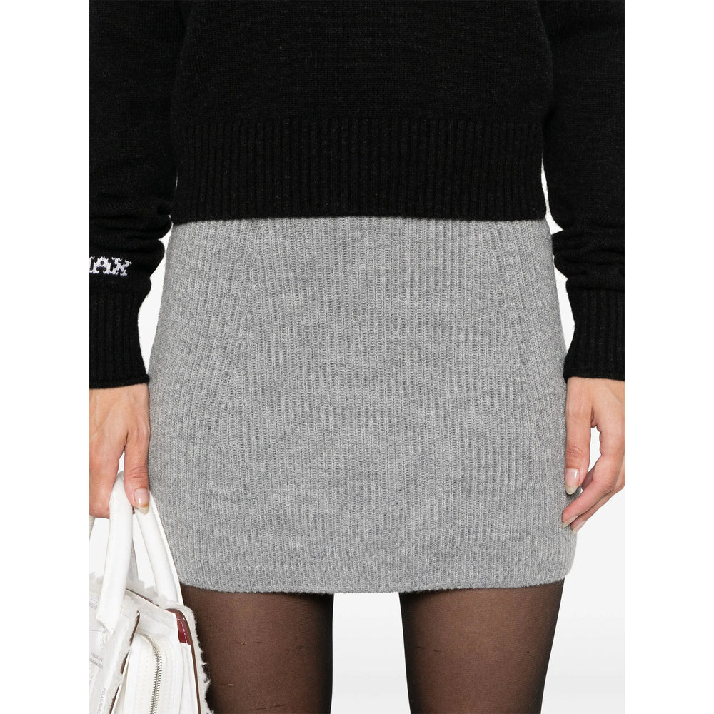 Sportmax Grey Knitwear - Knitted Skirts Women