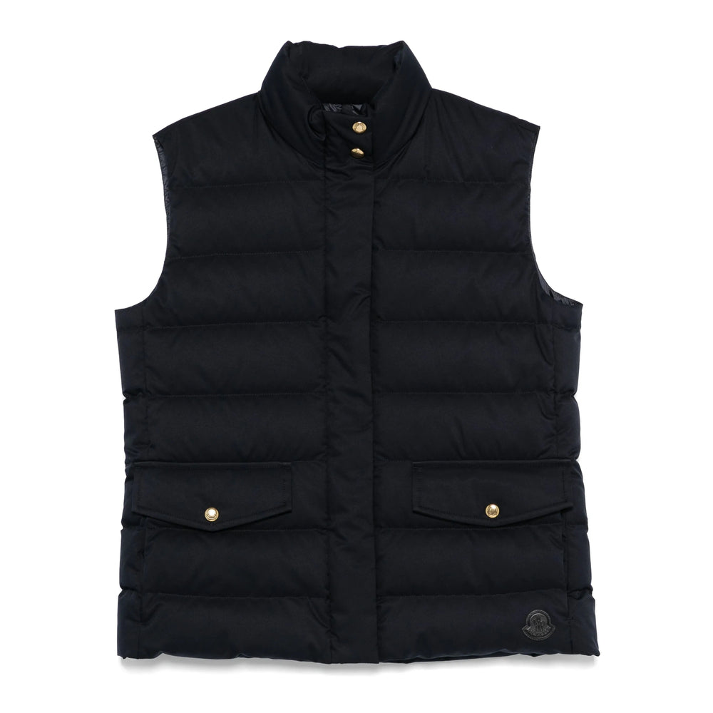 Moncler Blue Jackets - Waistcoat & Gilets Women