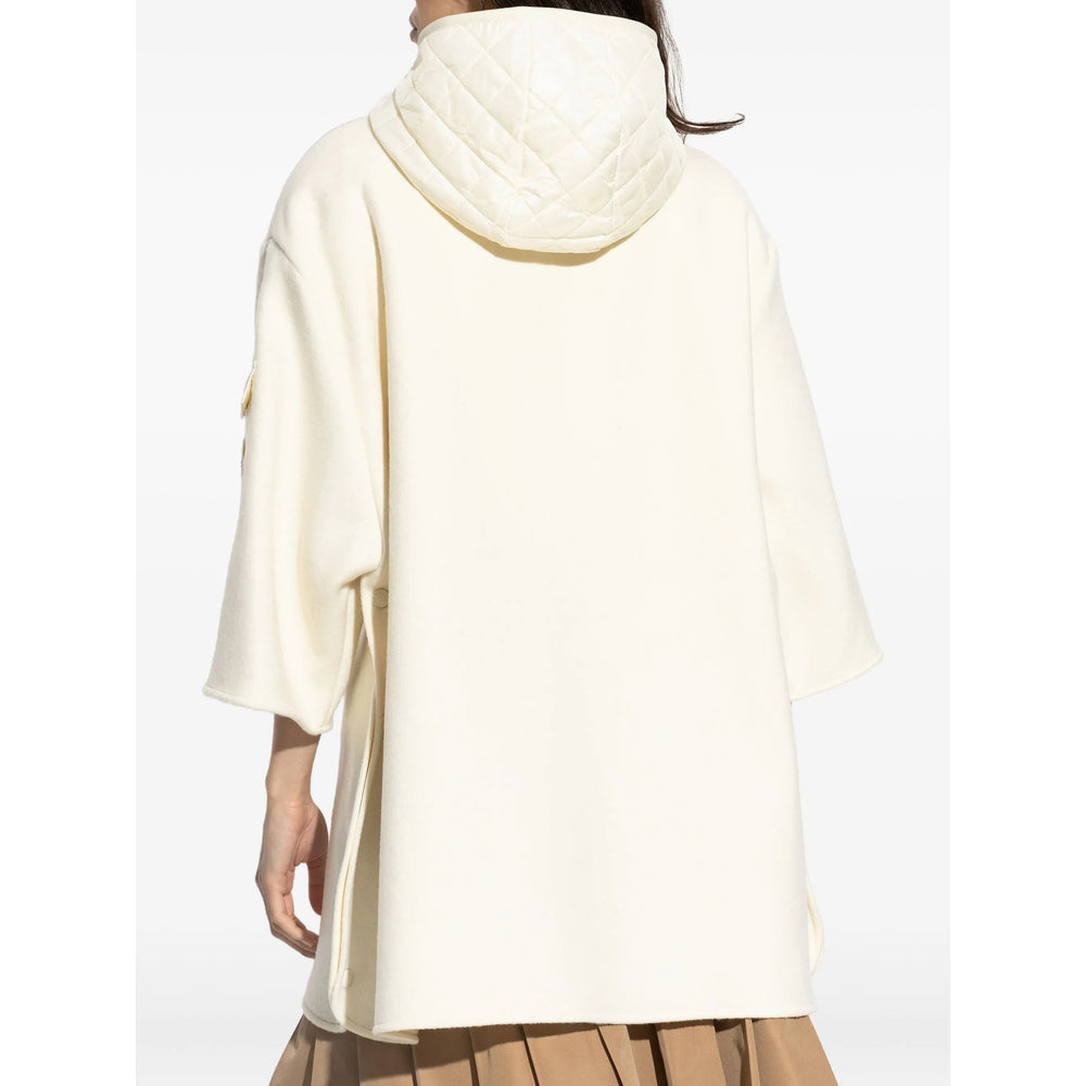Moncler Neutrals Coats - Capes Women